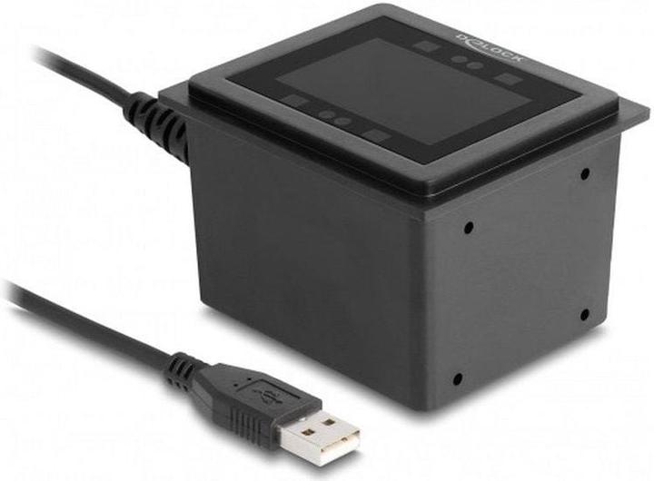 Actual product image Delock USB barcode scanner 1D and 2D wired for stationary installation (1D barcodes, 2D barcodes, QR Code)