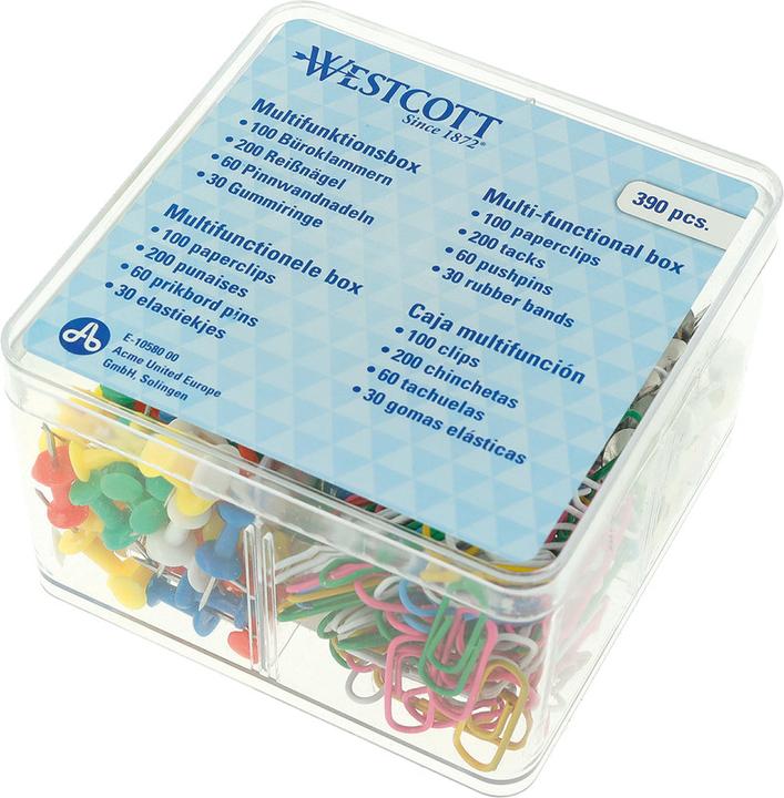 Actual product image Westcott Boîte multifonctions 390 pièces (390x)