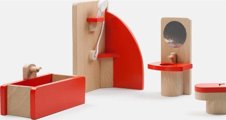 Produktbild Goki 51717 Puppenstuben-Zubehör Puppenhaus Badezimmer