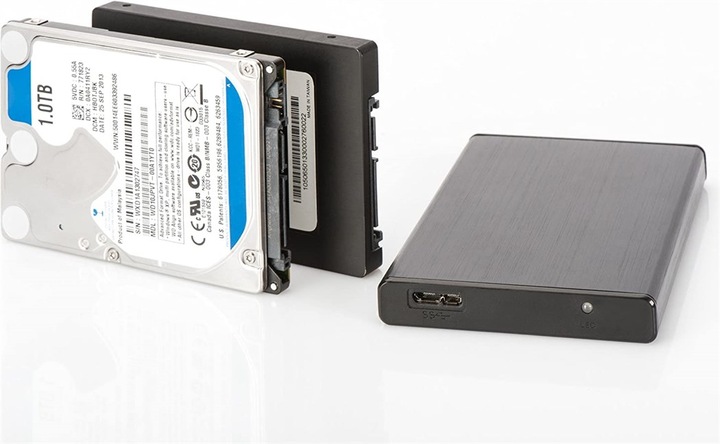 Actual product image Digitus 2.5" SSD/HDD housing, SATA I-III - USB 3.0 (2.5")
