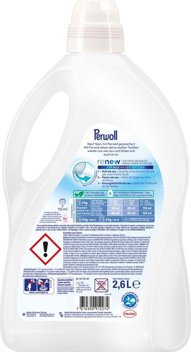Actual product image Perwoll Renew Liquid White (52 Washing cycles, Gel)
