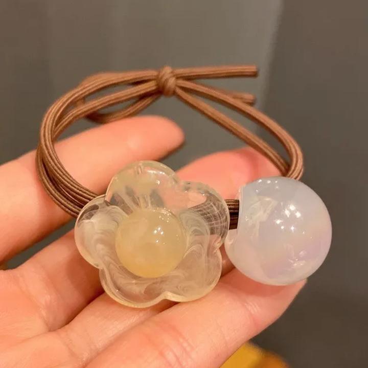 Produktbild Avizar Perlen-Haargummi mit Perlenblume