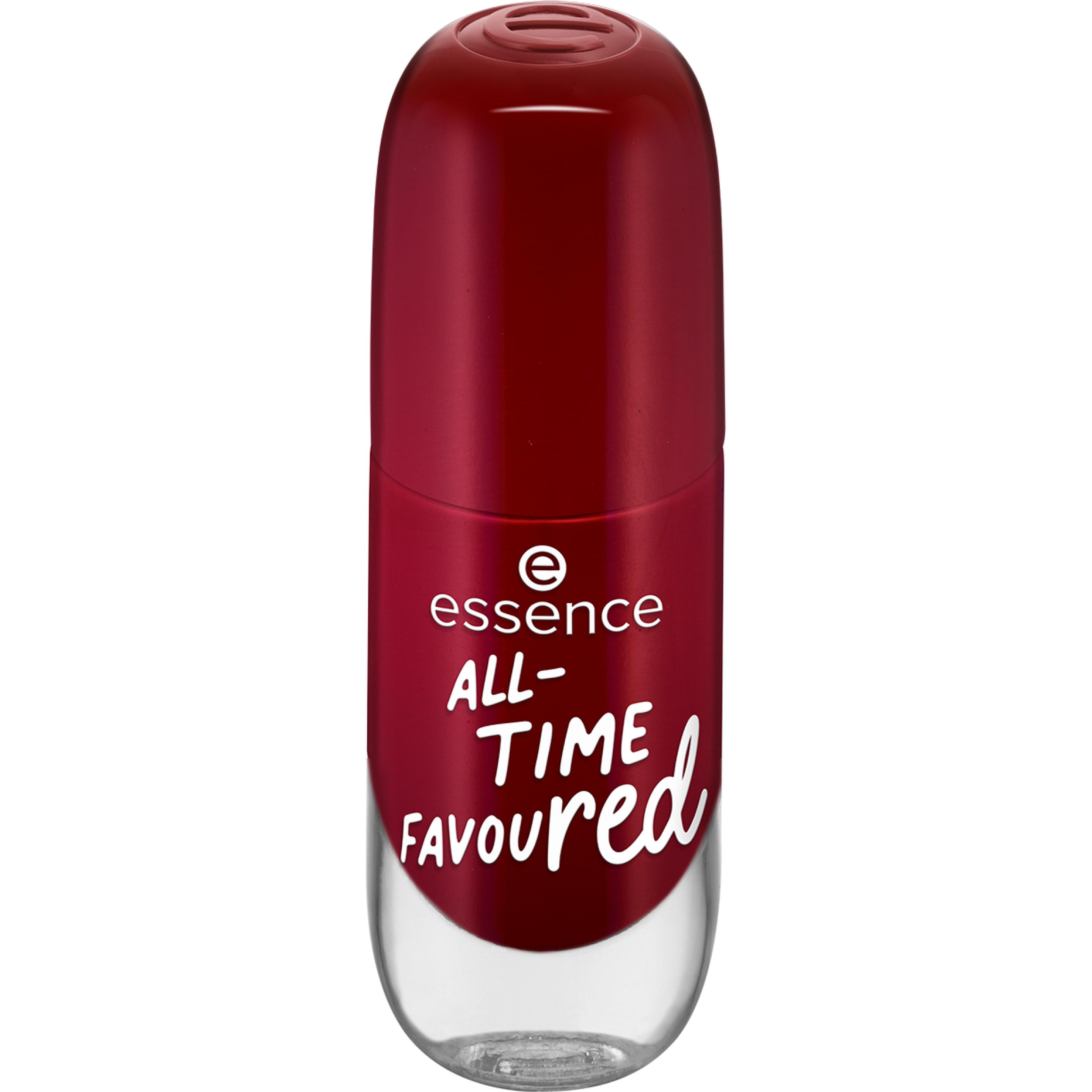 essence, Smalto per unghie, Gel Nail Polish 14 my FAVOUR RED (14 il mio ROSSO preferito, Smalto per unghie effetto gel)