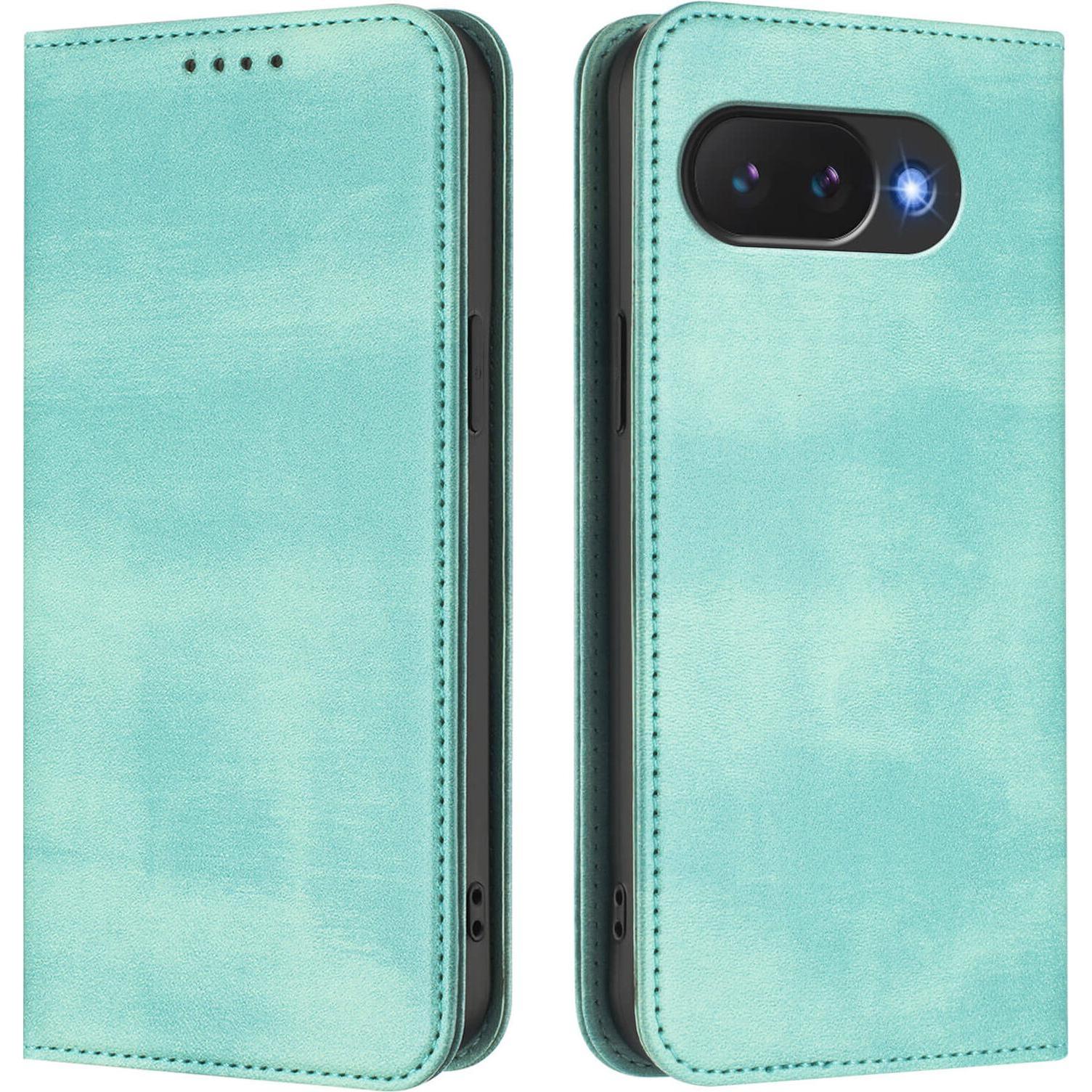 Cover-Discount Google Pixel 10a - Flip Case mit RFID Blocker (Google Pixel 10a), Cover smartphone, Turchese