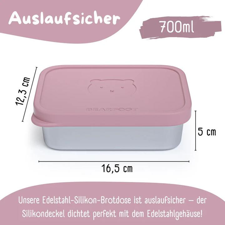 Produktbild Bearfoot Bdose Edelstahl mit Silikoneinsatz