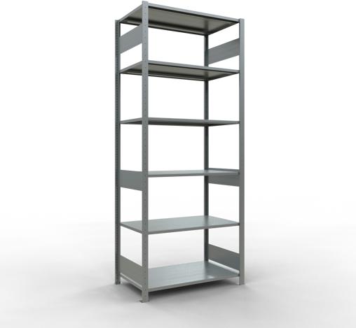 Immagine prodotto Schulte Lagertechnik Sistema di scaffalature di base senza viti MULTIplus150 con ripiani di lunghezza
