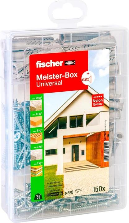 Produktbild Fischer Meister-Box Universal + S (150 Stk.)