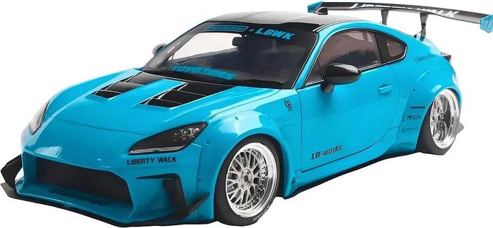 Actual product image Solido 1:18 Toyota GR86 LBWK BODY KIT blau