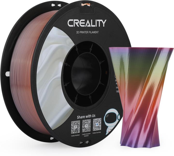 Actual product image Creality Filament PLA, Rainbow, 1.75 mm, 1 kg (PLA, 1.75 mm, 1000 g)
