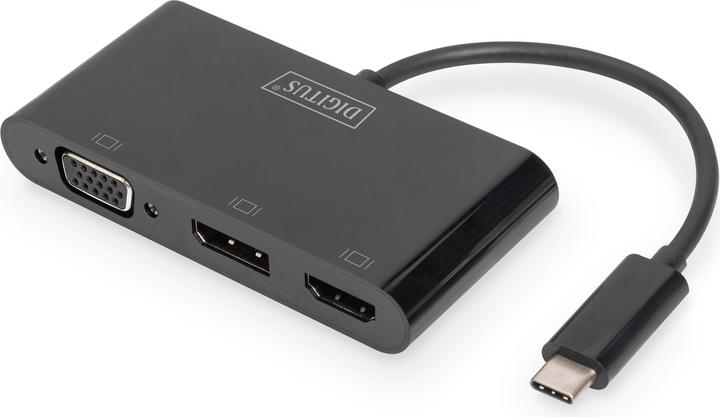 Actual product image Digitus USB Type-C to (DP, HDMI, VGA, 8.80 cm)