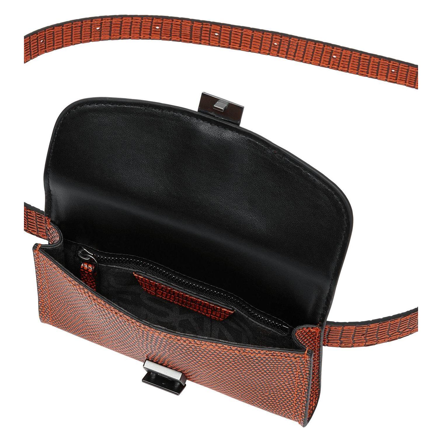 Liebeskind Berlin, Damen, Bauchtasche, Flare Lizard Crossbody, Orange