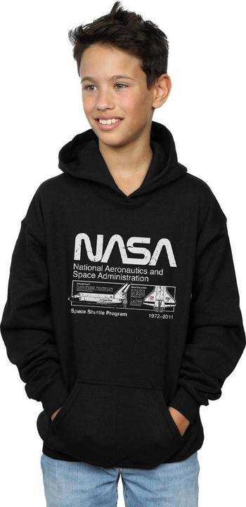 Immagine prodotto Nasa Felpa con cappuccio da ragazzo (140, 146)
