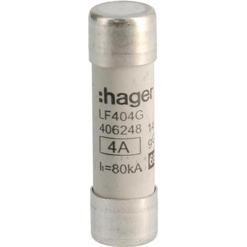Hager, Sicherung, LF404G (Feinsicherung, 4 A)