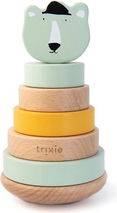 Productafbeelding Trixie Baby Houten stapelspeelgoed
