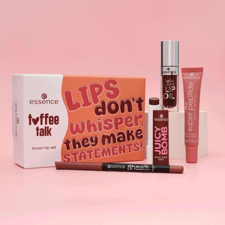 Produktbild essence toffee talk brown lip set