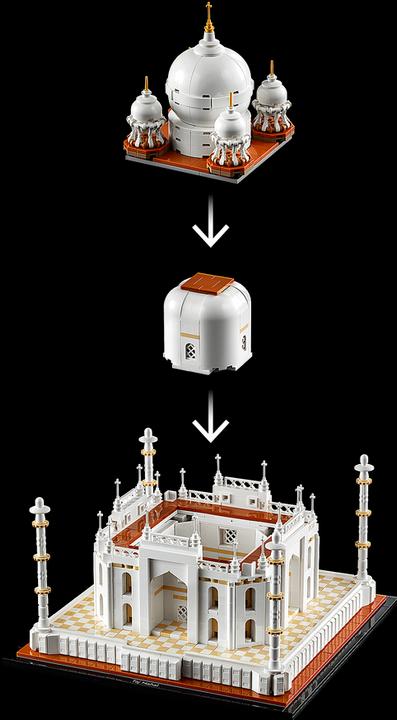 Image du produit LEGO Taj Mahal (21056, LEGO Architecture, LEGO difficiles à trouver)