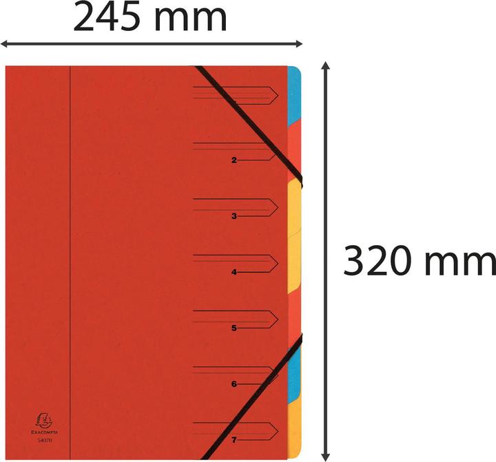 Produktbild Exacompta Ordnungsmappen A4 (A4, 1x)