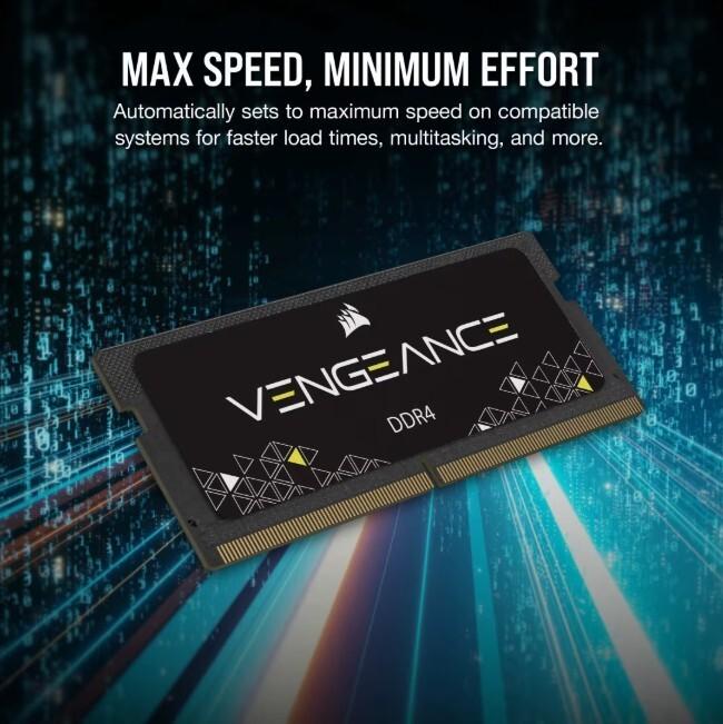 Produktbild Corsair Vengeance (1 x 8GB, 3200 MHz, DDR4-RAM, SO-DIMM)