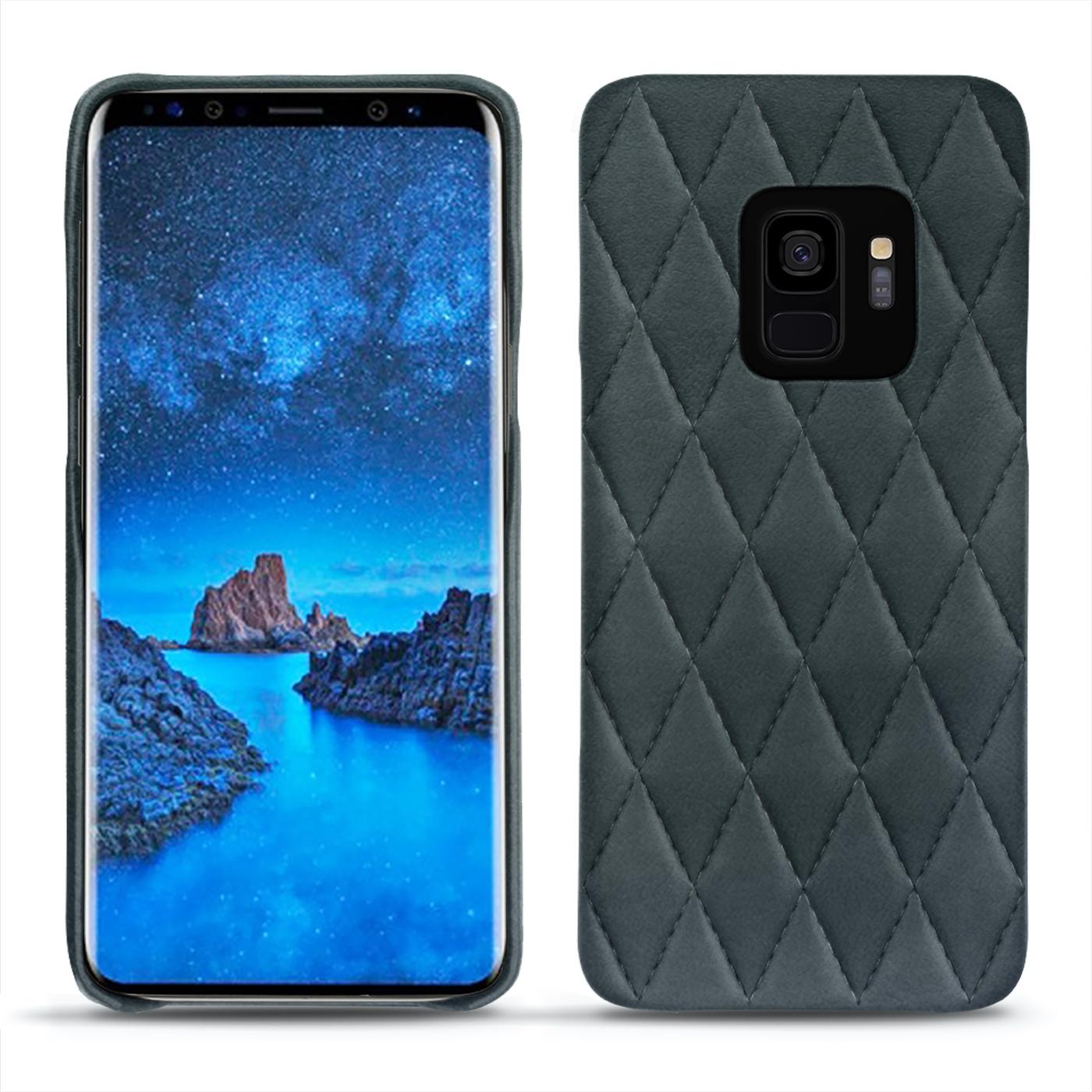 Thumbnail - Noreve Lederschutzhülle (Samsung Galaxy S9), Smartphone Hülle, Blau