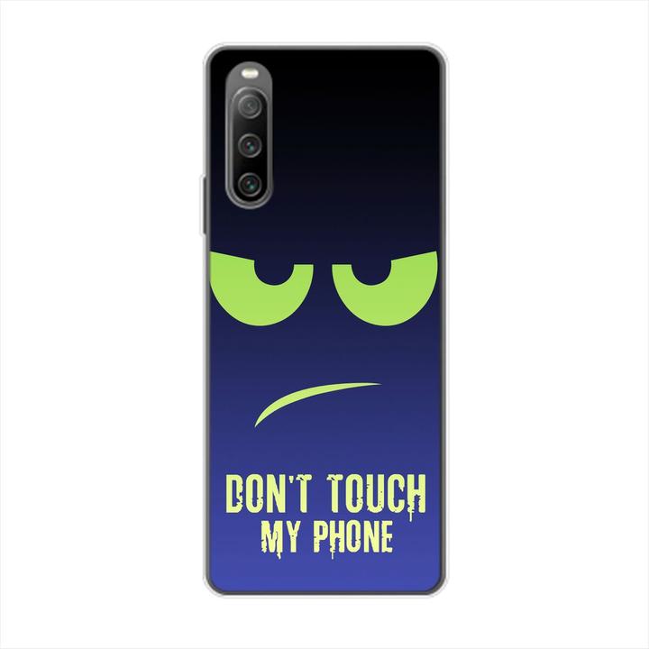 Dont Touch My Phone Green Blue