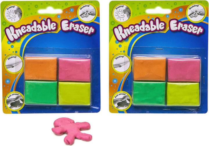 Produktbild No Name Formbare Radiergummis, 4 Stück