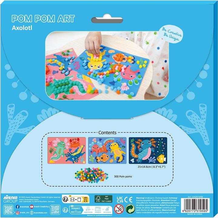 Actual product image Avenir Pomponset Axolotl