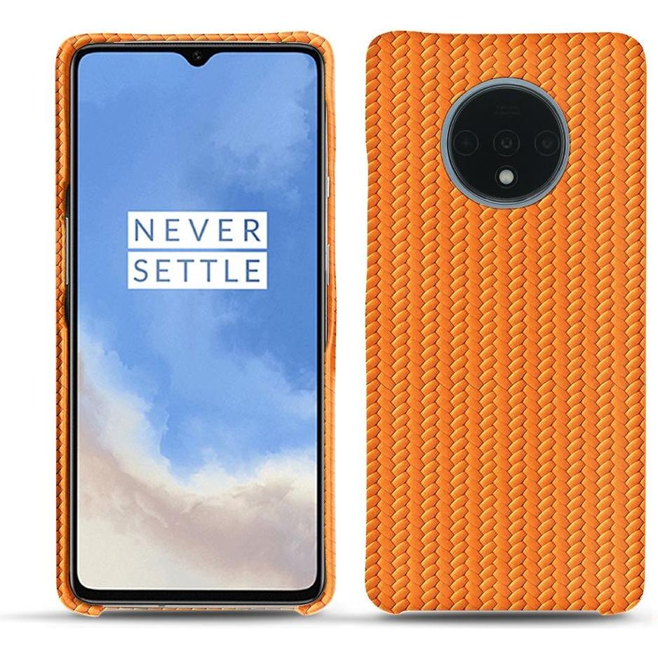 Thumbnail - Noreve Lederschutzhülle (OnePlus 7T), Smartphone Hülle, Orange