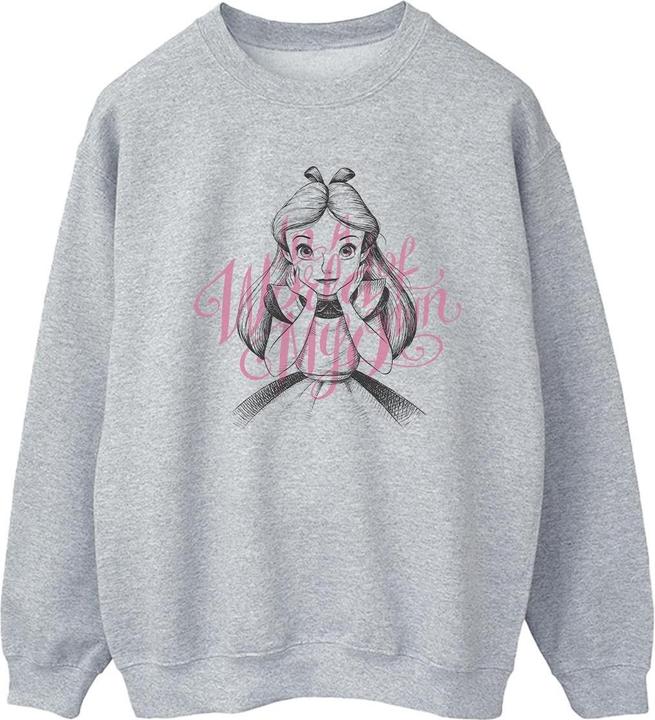 Immagine prodotto Disney Felpa Donna/Ladies Alice In Wonderland In A World Of My Own (L)
