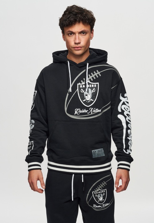 Immagine prodotto Recovered Re:covered Felpa con cappuccio in pile - PATCHES Las Vegas Raiders - M (M)