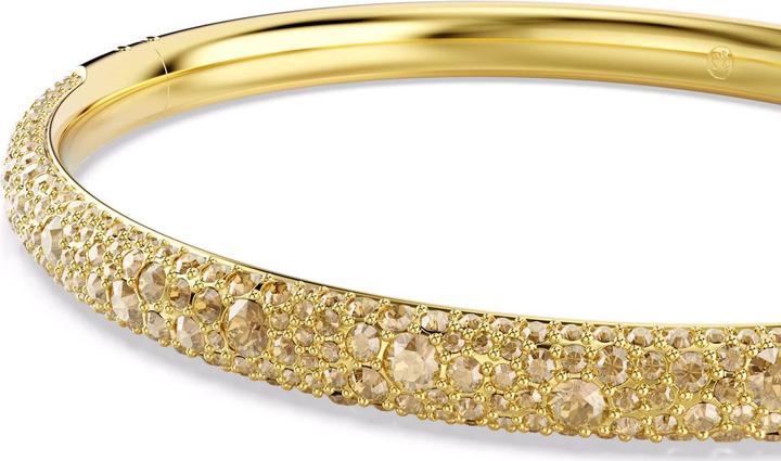 Produktbild Swarovski Sublima Armreif Schnee Pavé Weiss Goldlegierungsschicht (17.30 cm, Swarovski Metall)