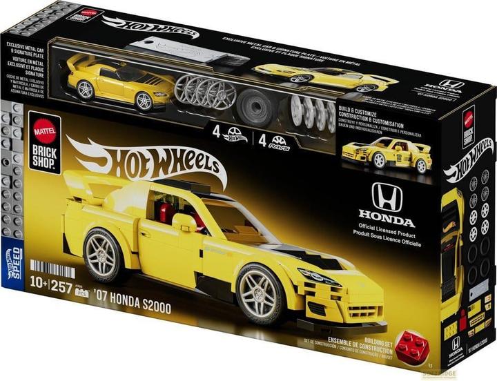 Produktbild Mattel Brick Shop Hot Wheels Speed Honda 1