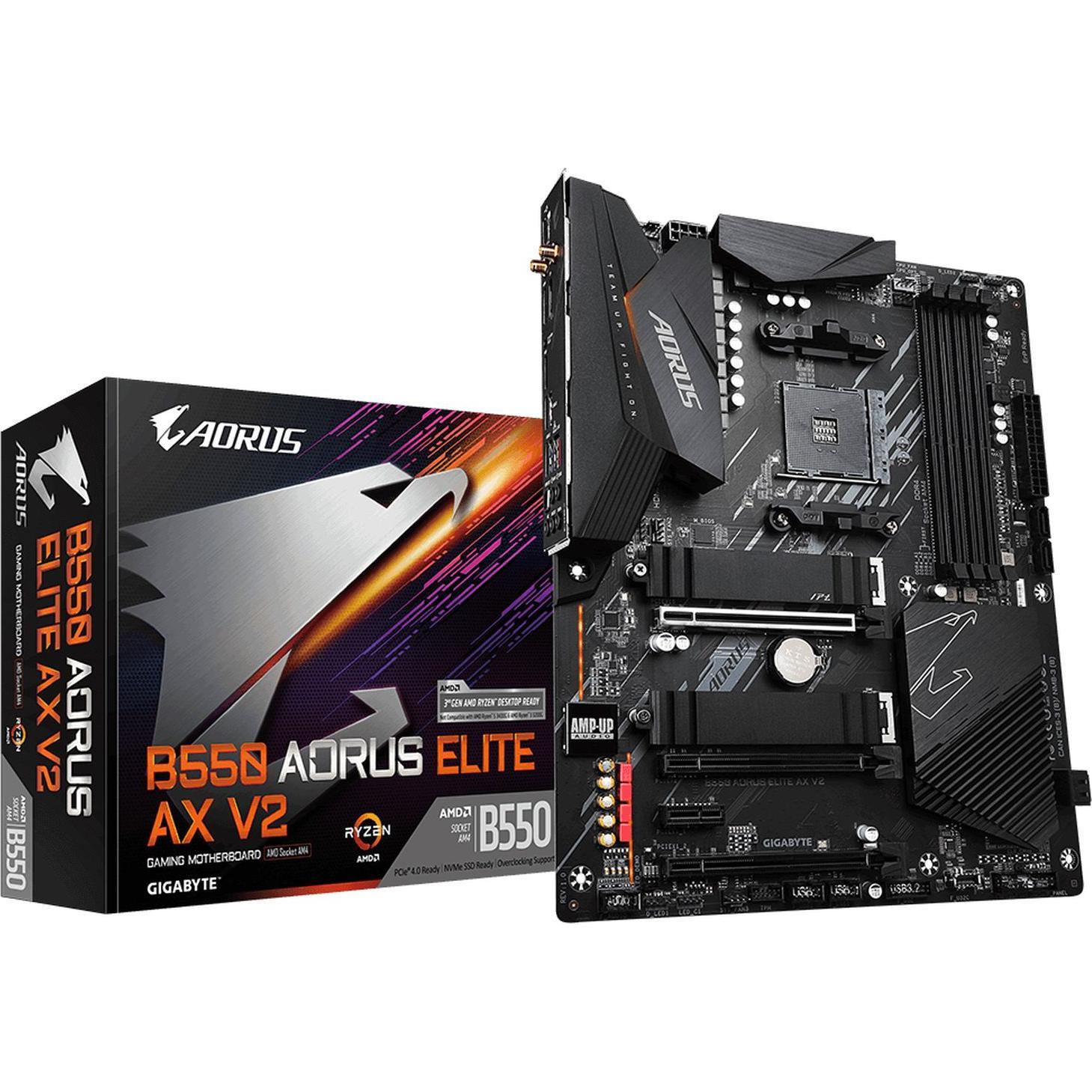 Gigabyte B550 Aorus elite AX V2 (AM4, AMD B550, ATX), Mainboard