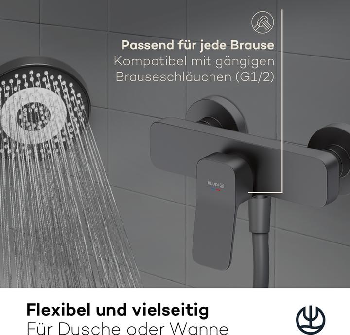 Produktbild Kludi X3 Duscharmatur Aufputz, Brause-Einhandmischer