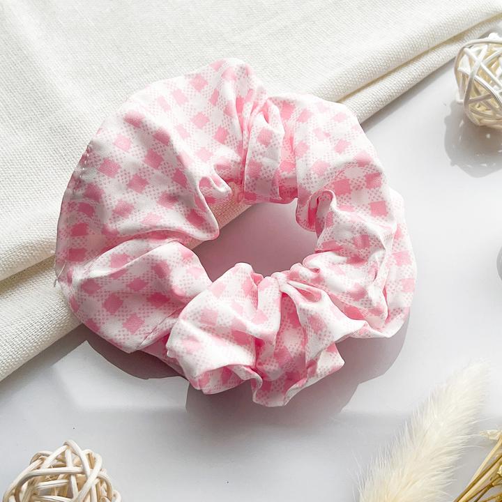 Actual product image Avizar Scrunchie Vichy Karo Soft Polly (Hair tie)