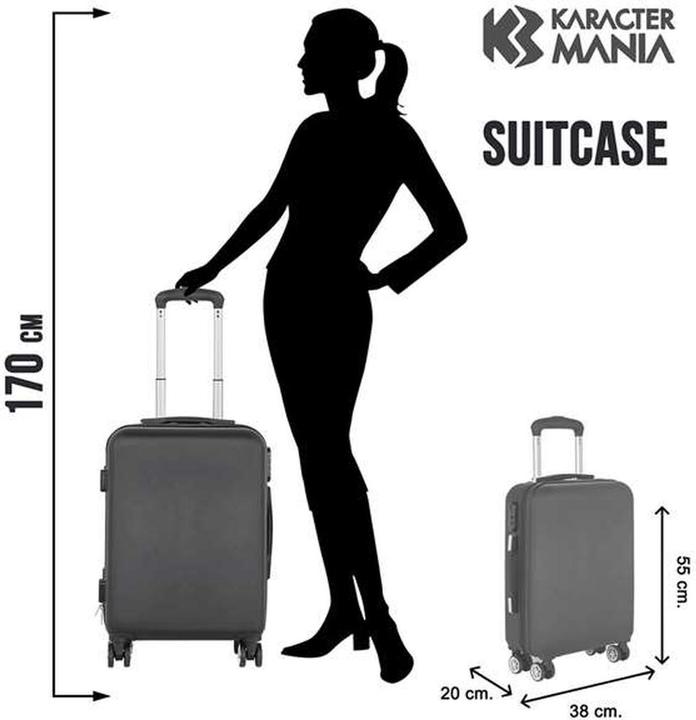 Produktbild Karactermania ABS 4-Wheel Cabin Suitcase Uniform (41.50 l)