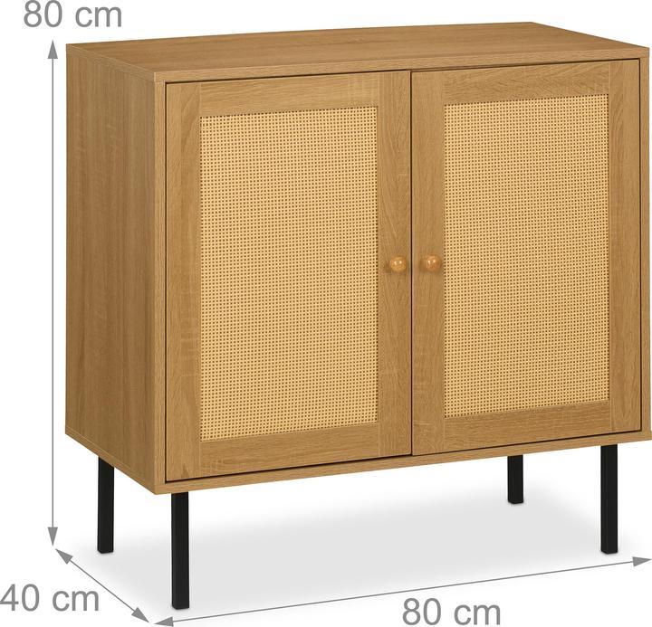 Actual product image Relaxdays Chest of drawers (80 x 40 x 80 cm)