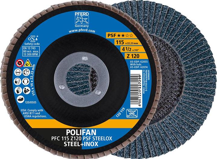 Image du produit Pferd Disque de ponçage pour détecteur DE feu DE CHEVAL (120)