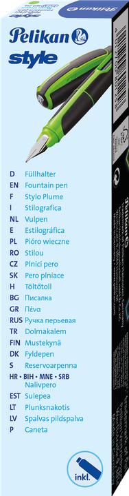 Produktbild Pelikan Füllfederhalter style Neon (Grün, Schwarz, 1 x)