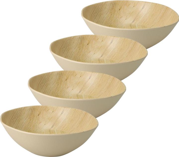 GEHE Insalatiera Gigante In Fibra Di Bambù 30,5 Cm Con Coperchio E Posate Integrate - 2