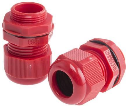 Produktbild RS PRO M25 Kabelverschraubung, Nylon Rot, IP68
