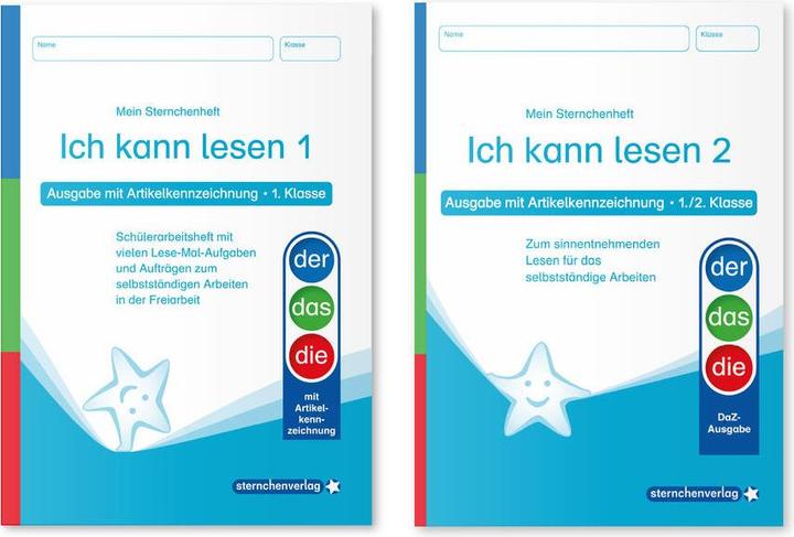 Produktbild Ich kann lesen 1 und 2 - Ausgabe mit Artikelkennzeichnung für die 1. und 2. Klasse (Deutsch, Katrin Langhans, 2018)
