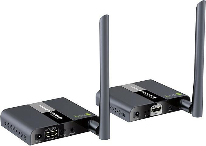 Actual product image Techly HDMI Wireless Extender Receiver (50 m, HDCP)