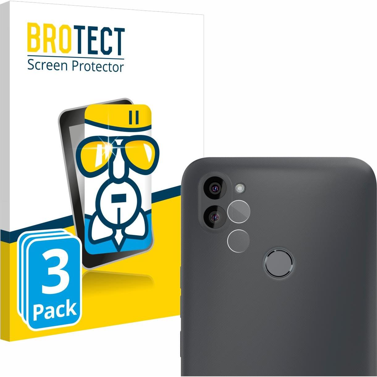 BROTECT AirGlass Panzerglasfolie (3 Stück, Gigaset GS5 lite), Smartphone Schutzfolie, Transparent