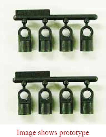 Actual product image Tamiya Low Friction 5mm Adjusters (short, 8pcs.)