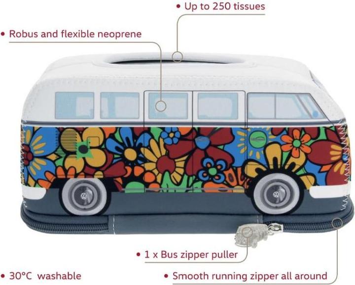 Actual product image TOP VW Bus cosmetic tissue box