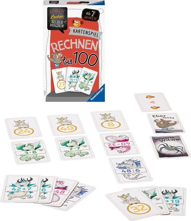 Image du produit Ravensburger Jeu de cartes, Calculer jusqu'à 100 (Allemand)
