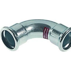 Aalberts, Rohrverbindungstechnik, VSH bøjn. 18 mm. 90gr. mf.mf. - M-bakke XPress FZ press (Pressverbindung)