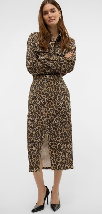 Produktbild Vero Moda VMVERI Hohe Taille Langer Rock Kunstlederrock (XS)