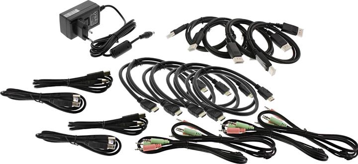 Immagine prodotto InLine Switch KVM Switch 4 vie a doppio monitor