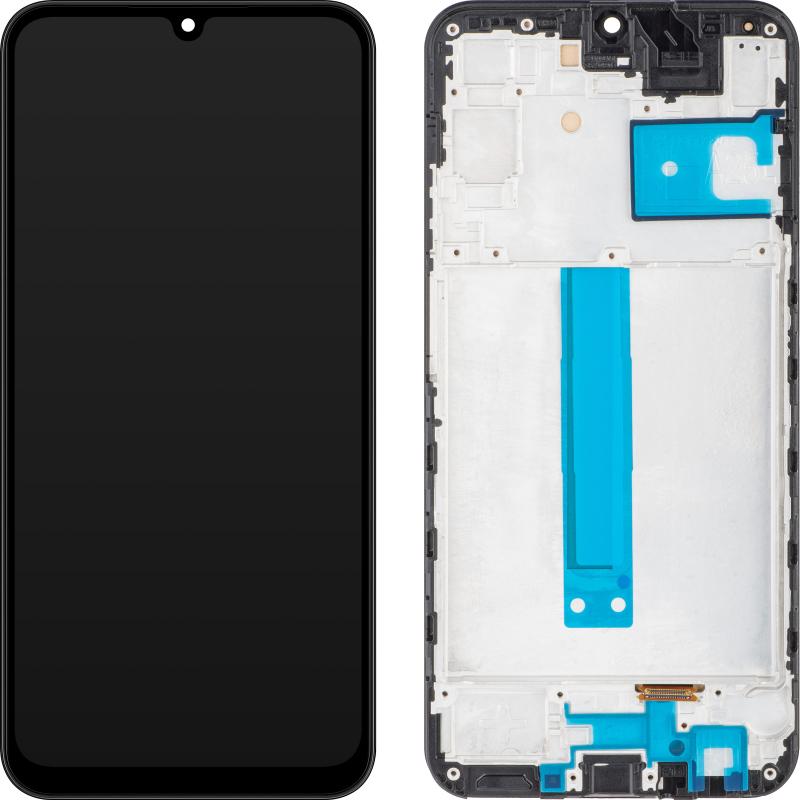 MP Display Unit für Galaxy A25 A256, Aftermarket, Schwarz (Écran), Pièces de rechange pour appareils mobiles